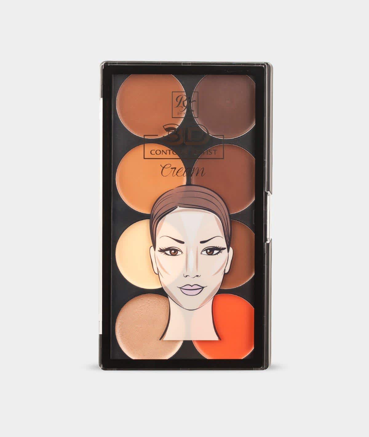 Kiss & Broadway Ruby Kisses Cream Contour Palette Medium