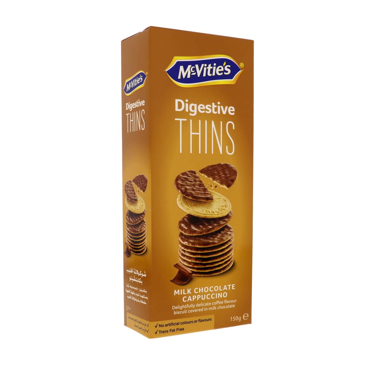 Digestive Thins Milk Chocolate Cappuccino 150g