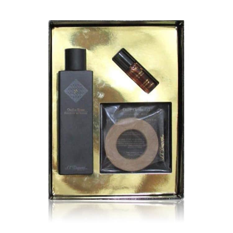 St Dupont Set Oud Rose For Unisex