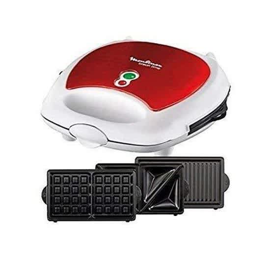 Moulinex Sandwich Maker And Waffle 3in1 Non Stick 700W
