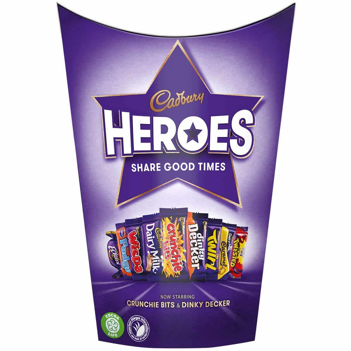 Cadbury Heroes Chocolate Box 185g