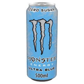 Monster Energy Ultra Blue UK sugar free energy drink 500