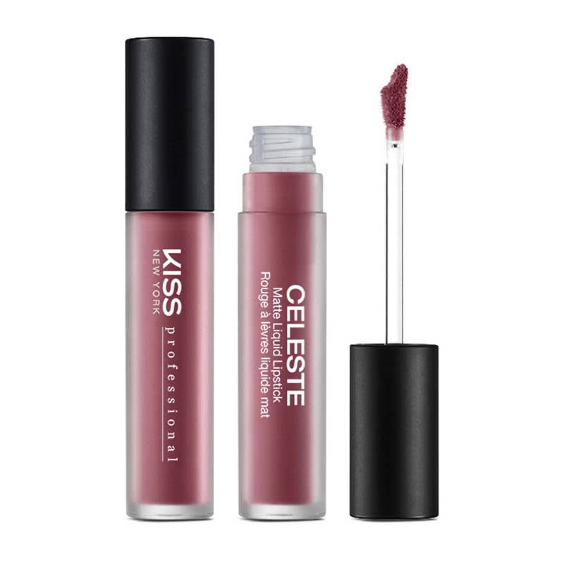 Kiss New York Professional Celeste Matte Liquid Lipstick Candid P