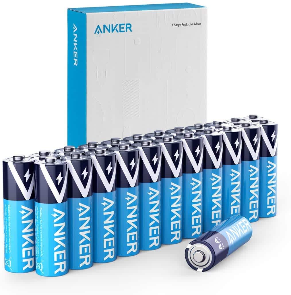 Anker Alkaline Jumbo Pack AA+AAA (Combo 50)