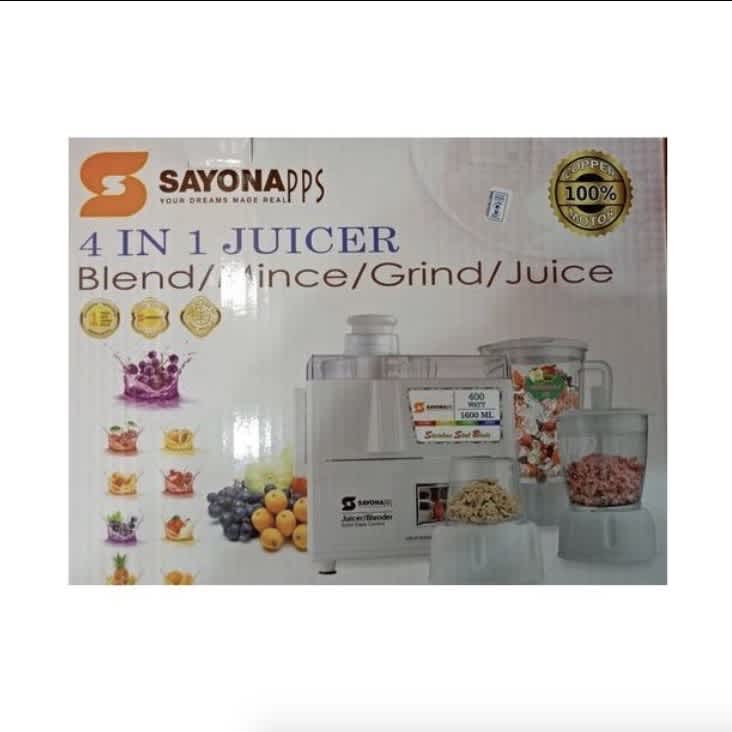 Sayona 4 In 1 Juicer 400W (SB-3555)