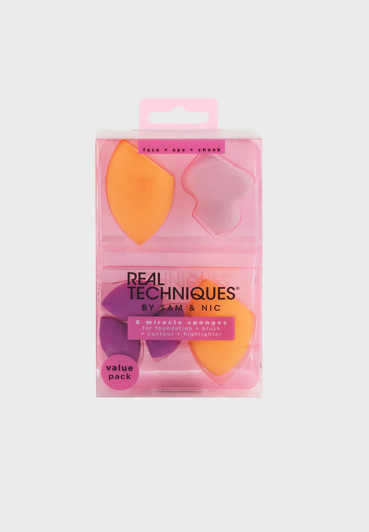 Real Techniques 6 Miracle Complexion Sponges