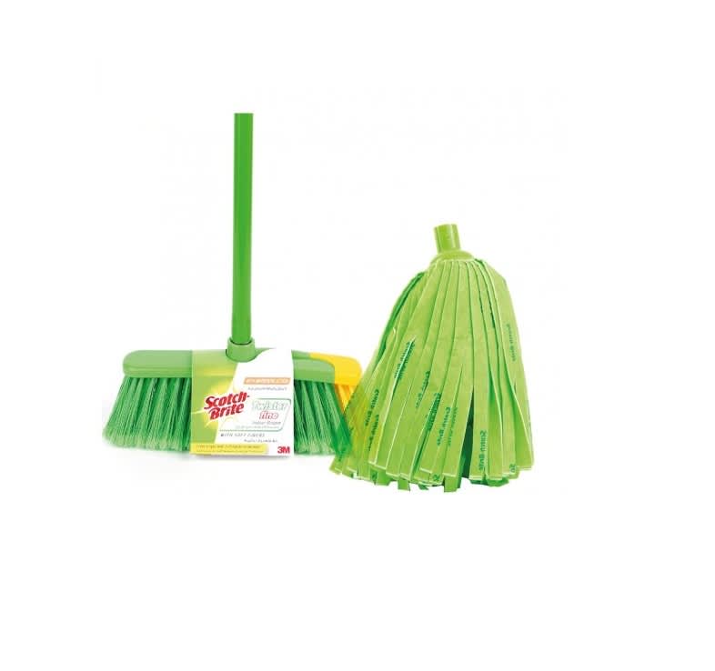 Scotch Brite Indoor Broom + Mop Refill Free