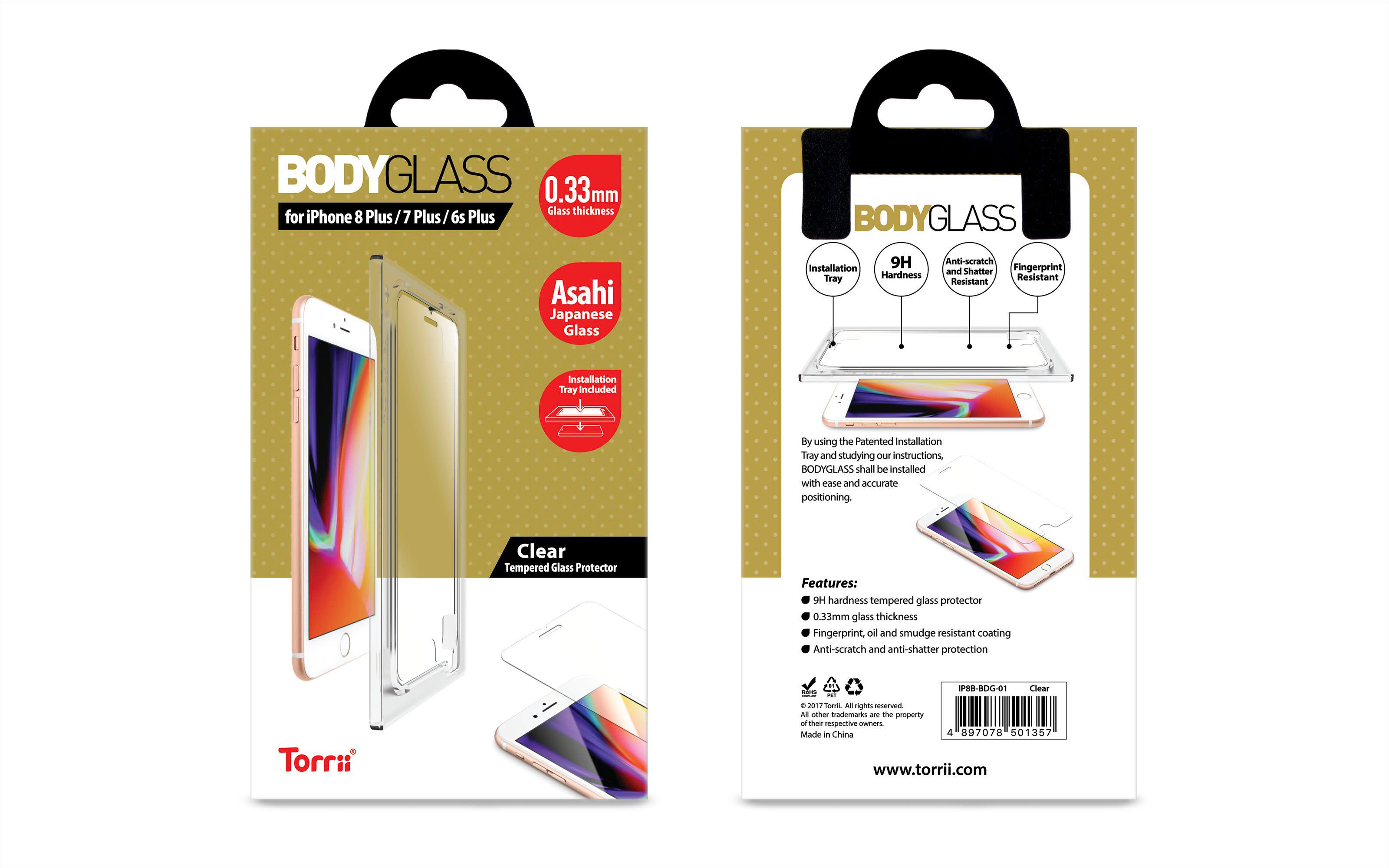 Torrii Clear Bodyglass For Iphone With Fitting Frame