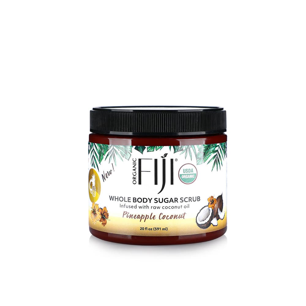 Organic Fiji Whole Body Sugar Scrub Infused With Coconut Oil 591ml