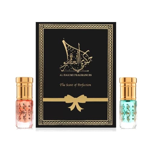 Al Hakimi Fragrances Combo Red Musk & Green Musk 1/4 Tola