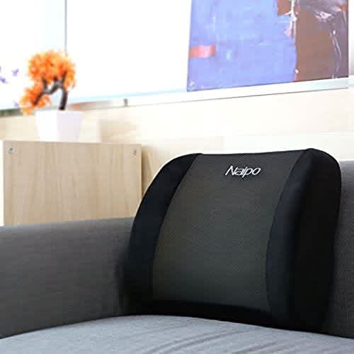 Naipo Memory Foam Lumbar Support Cushion