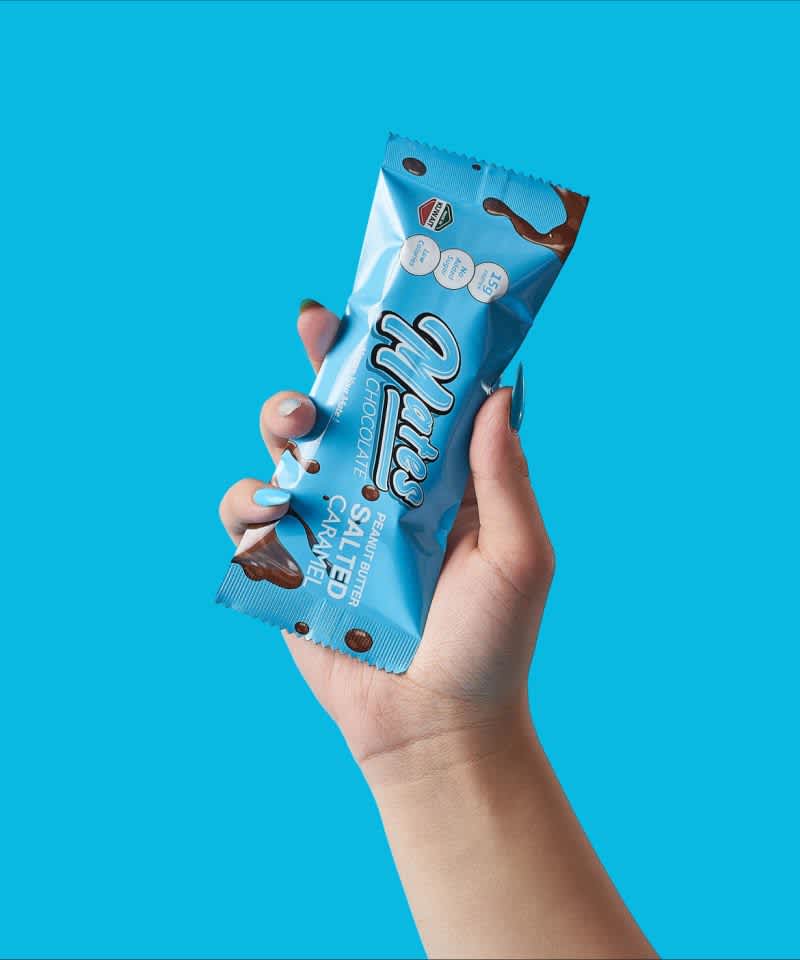 Mates Peanut Butter Salted Caramel Protein Bar 54Gm